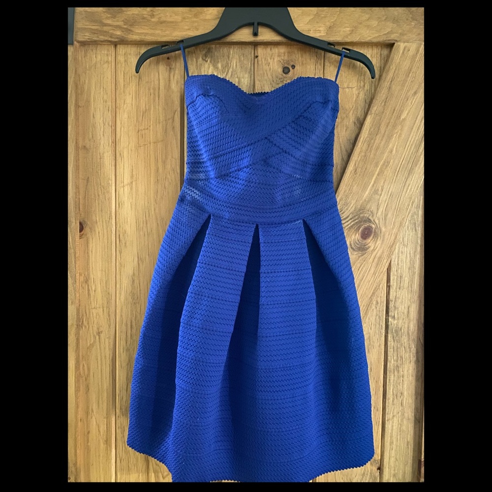 Express strapless dress xs